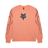 Sudadera Fox Racing Vision Crew color durazno