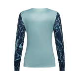 Fox Racing Women's Ranger Long Sleeve Jersey Image Print Arctic Blue