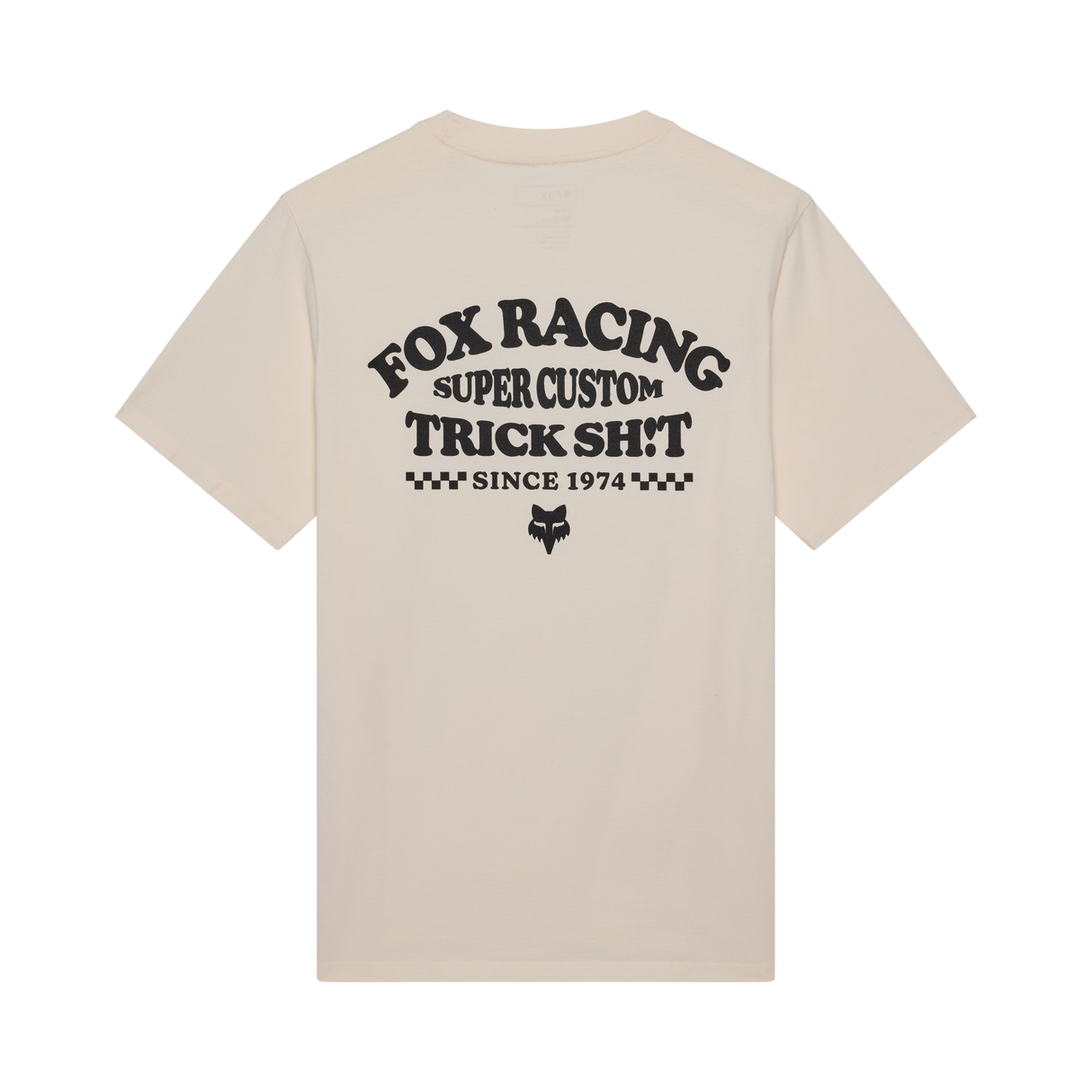 Fox Racing Trick 195 Original T-Shirt Off White