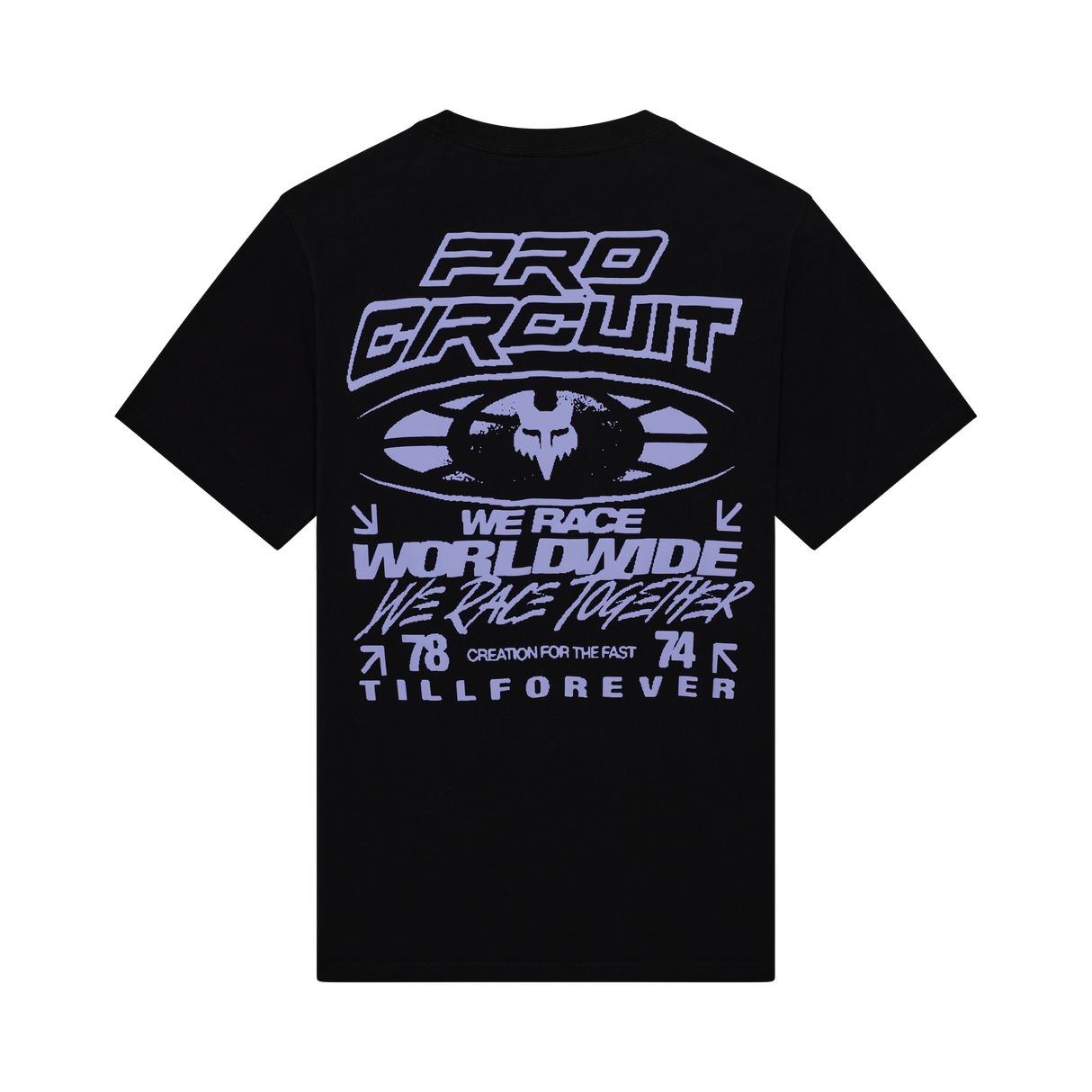 T-shirt surdimensionné Fox Racing Pro Circuit noir