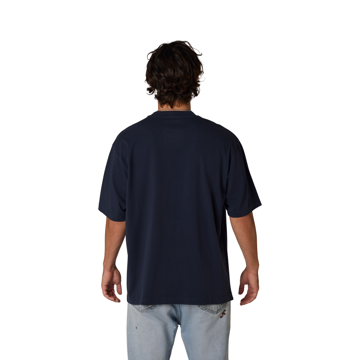 Fox Racing Kawasaki Übergroßes T-Shirt Mitternacht