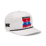 Fox Racing Honda Snapback Hat Off White