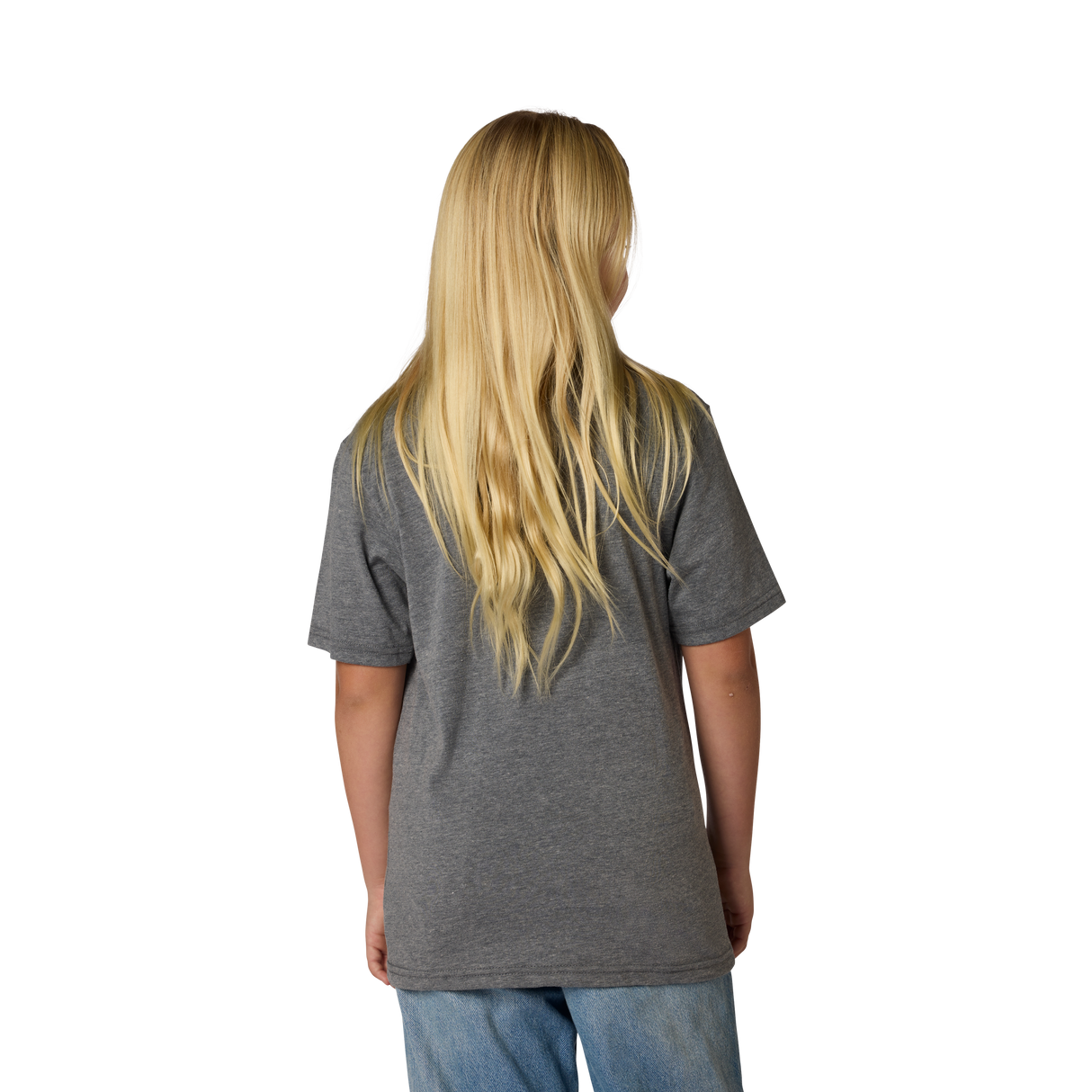 Fox Racing Youth IMAGE Print HD Tee Heather Dark Grey
