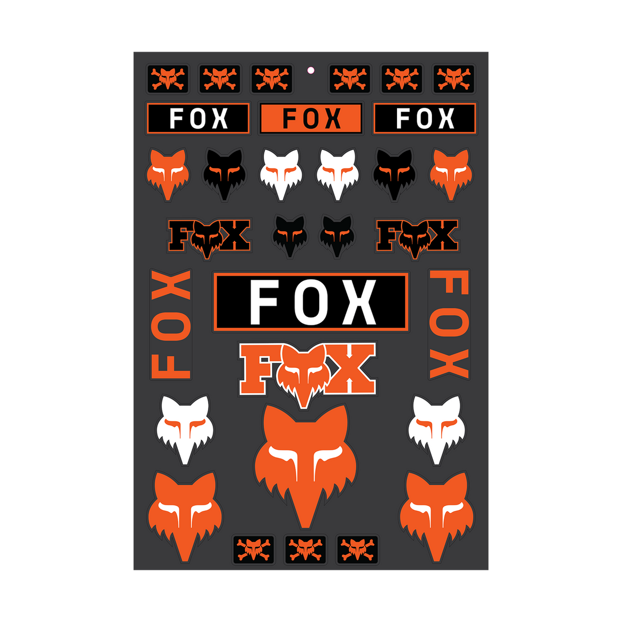 Fox Racing Legacy Track Sticker Pack Orange
