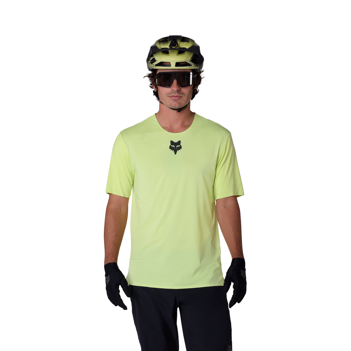 Fox Racing Flexair Kurzarmtrikot Limette