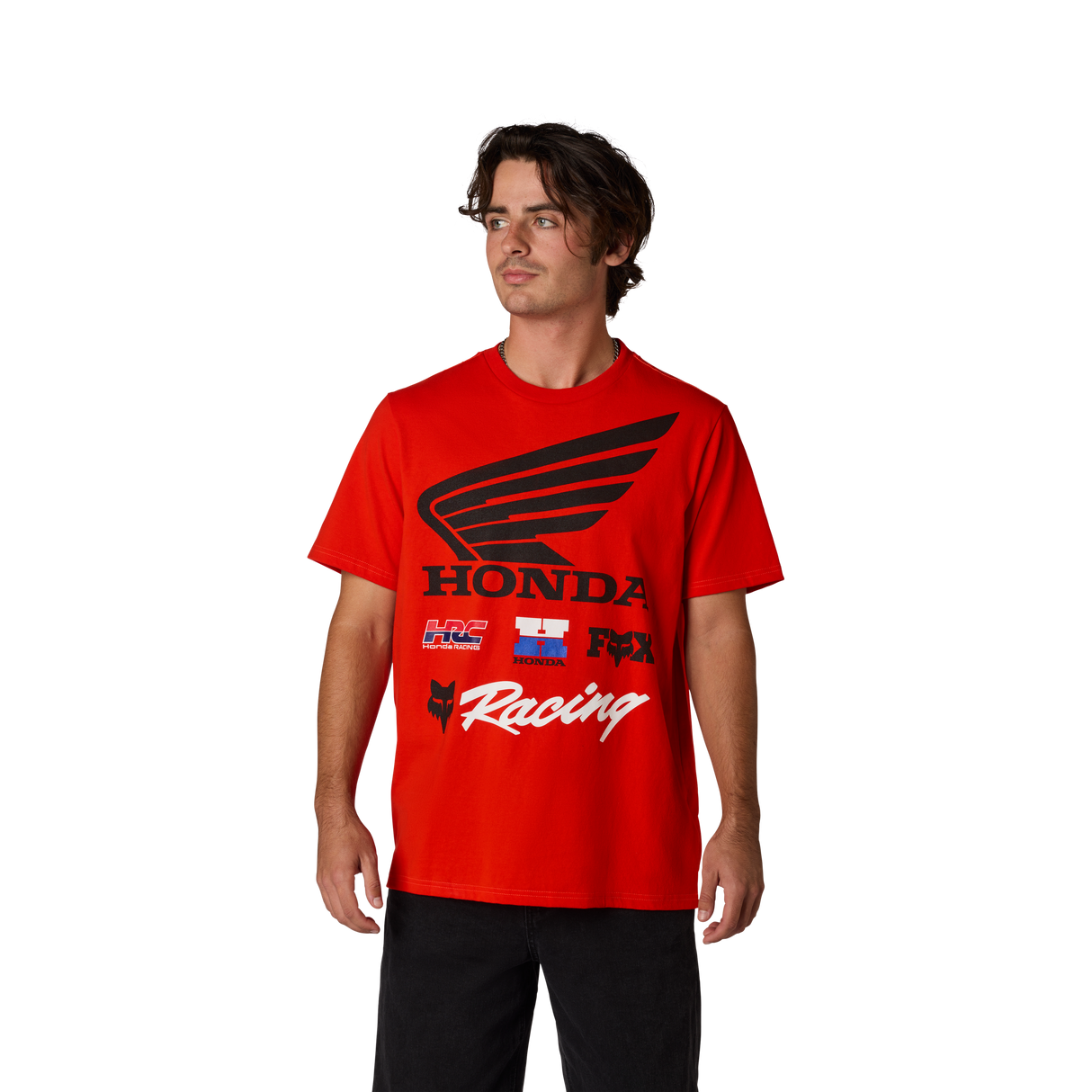 Fox Racing Honda 195 Original T-Shirt Rot