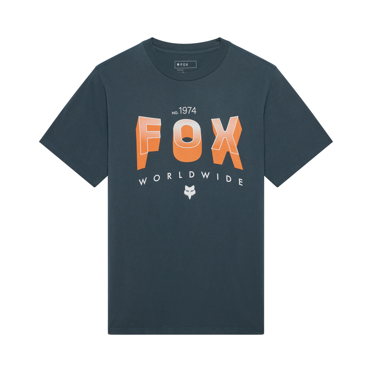Fox Racing Block 195 Original Tee Deep Cobalt
