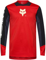 Fox Racing Youth Defend Long Sleeve Jersey Elevated Red