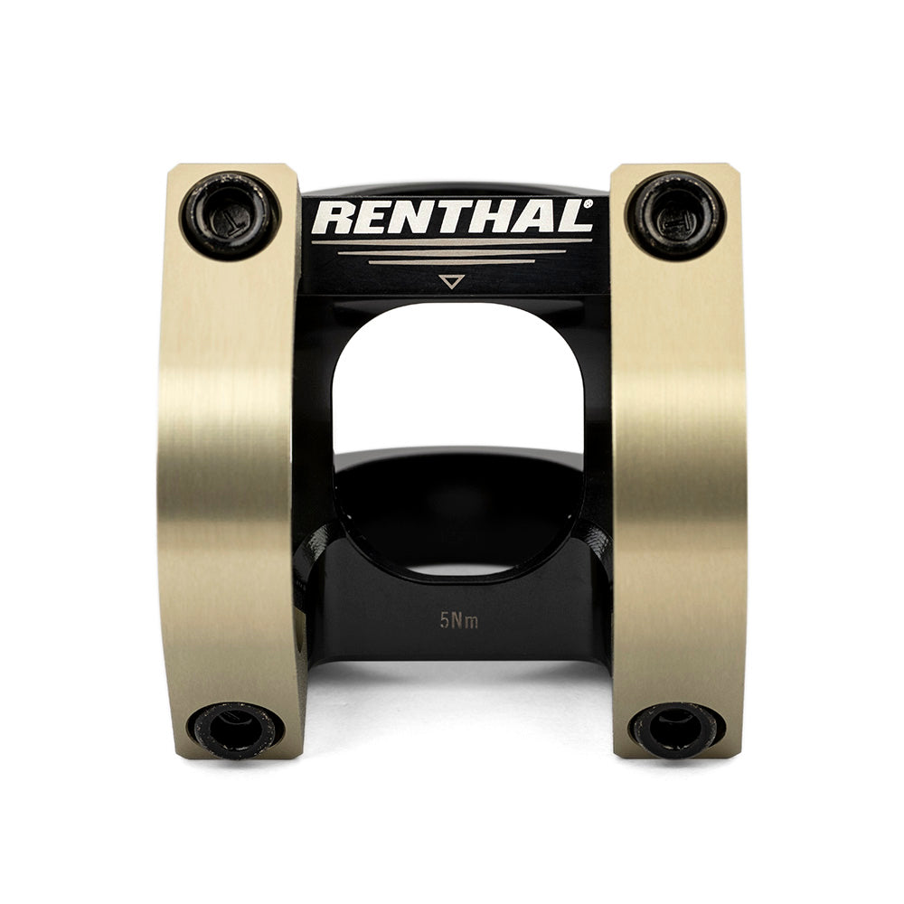 Potencia Renthal Apex V2 - 31.8 mm Negra/Dorada