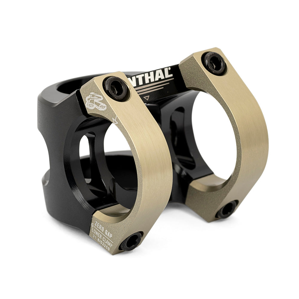 Potencia Renthal Apex V2 - 31.8 mm Negra/Dorada