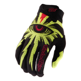 Troy Lee Designs Youth Air Gloves Cyclops - Black/Flo Yellow