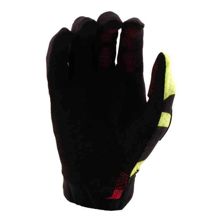 Troy Lee Designs Youth Air Gloves Cyclops - Black/Flo Yellow