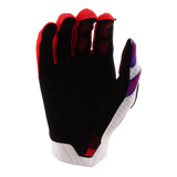 Troy Lee Designs Youth Air Gloves Overspray - White/Violet
