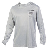 Fasthouse Baux Kapuzen-Longsleeve mit UPF - Silber Meliert
