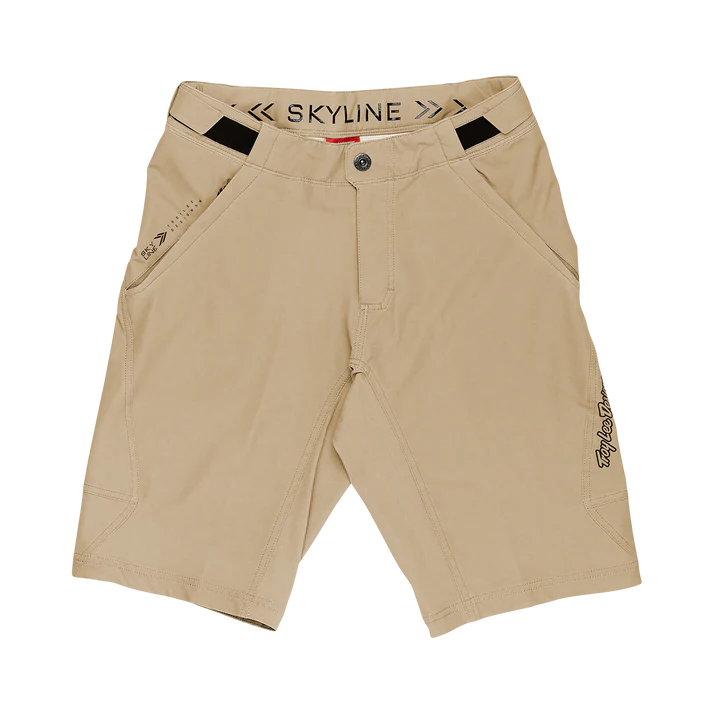 Pantalones cortos Troy Lee Designs Skyline - Solo Carcasa Mono - Madera