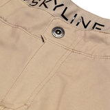 Pantalones cortos Troy Lee Designs Skyline - Solo Carcasa Mono - Madera