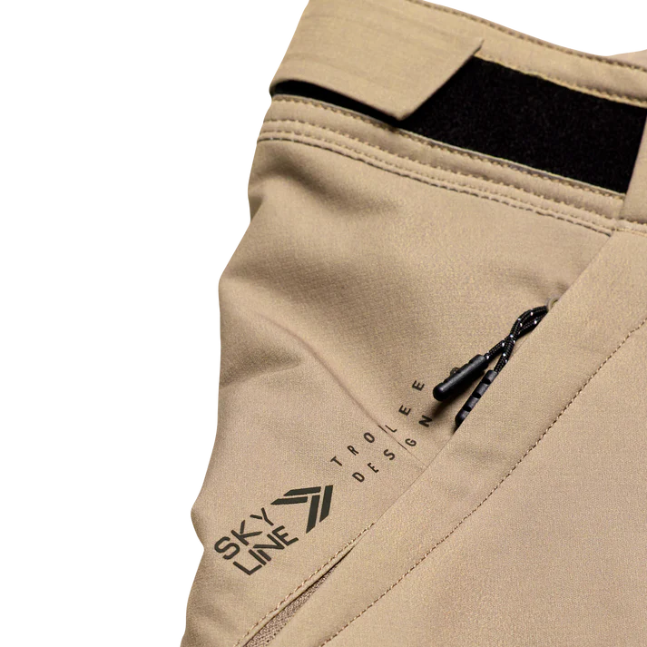 Pantalones cortos Troy Lee Designs Skyline - Solo Carcasa Mono - Madera