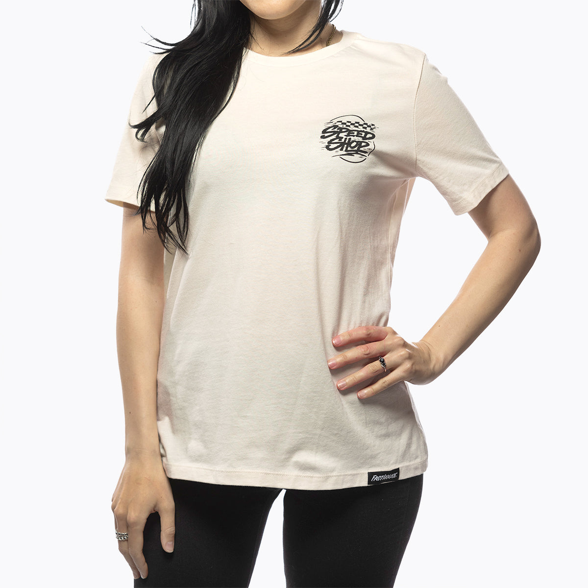 Fasthouse Burner Damen-T-Shirt – Naturfarben