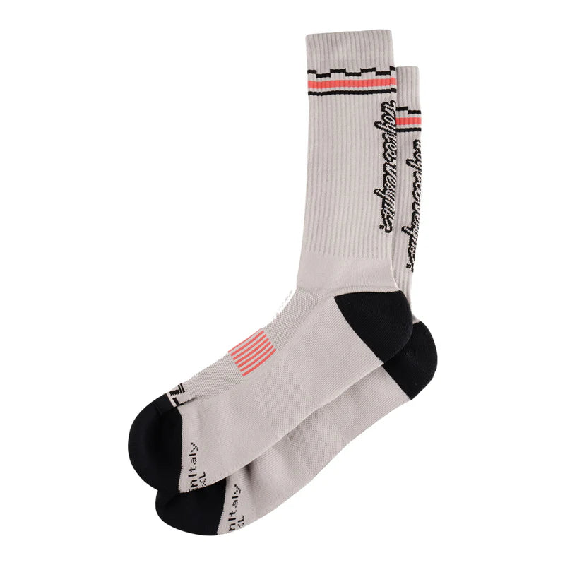 Troy Lee Designs Performance Socks Checka - Light Grey