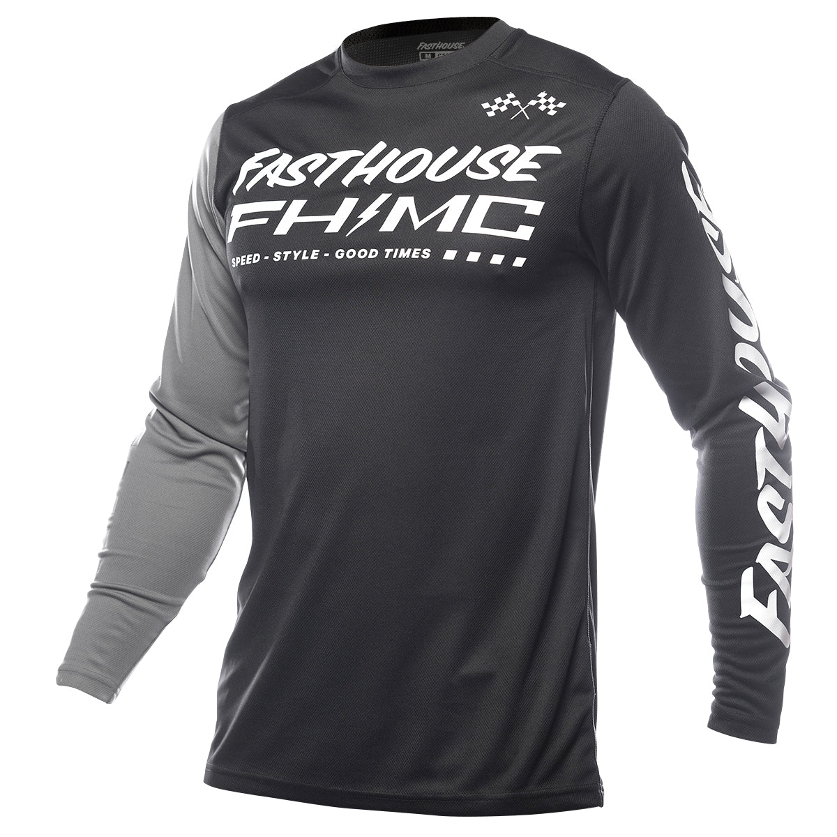 Fasthouse Carbon Method Jersey - Black/Gray