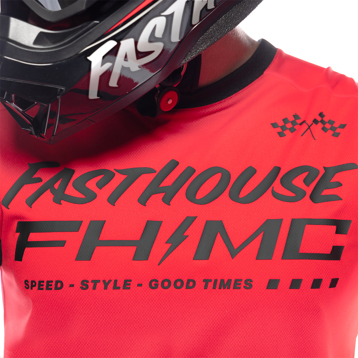 Fasthouse Carbon Method Jersey - Red/Black