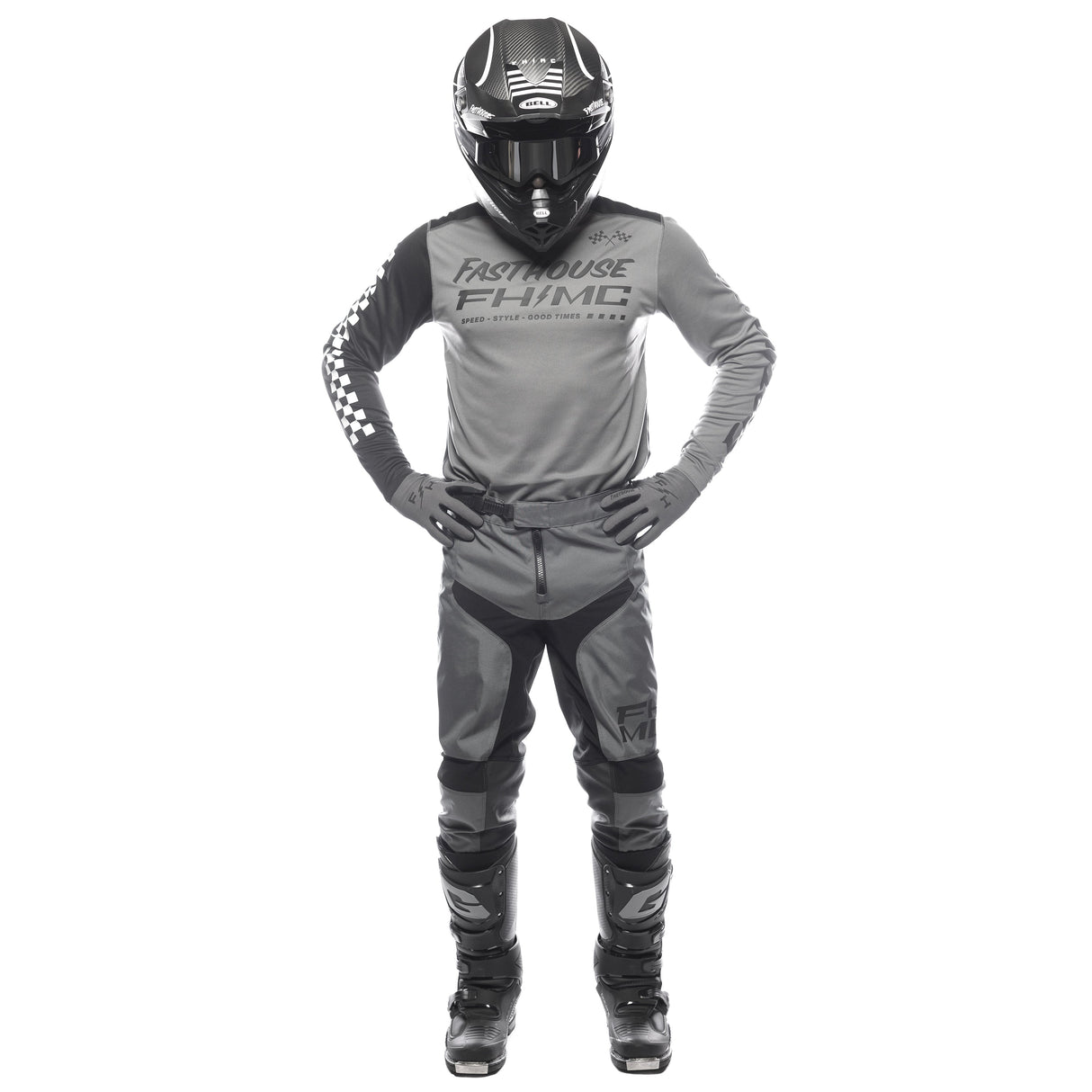 Fasthouse Carbon Method Jersey - Gray/Black