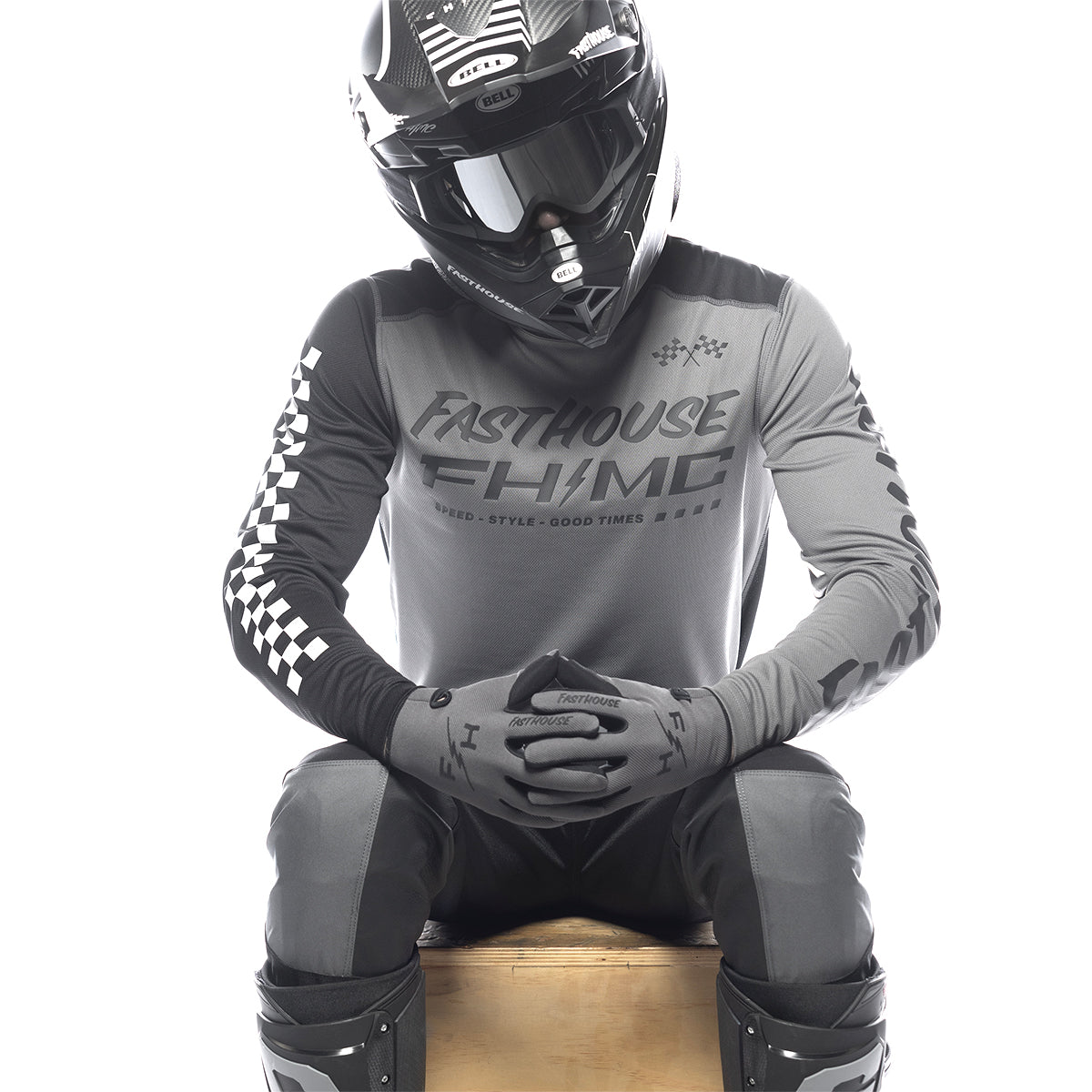 Fasthouse Carbon Method Jersey - Gray/Black