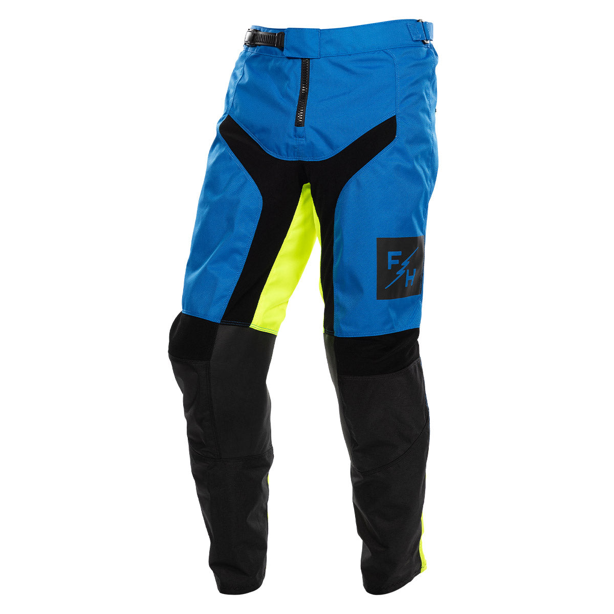 Pantalón Fasthouse Carbon Echo - Azul Eléctrico/Alta Visibilidad