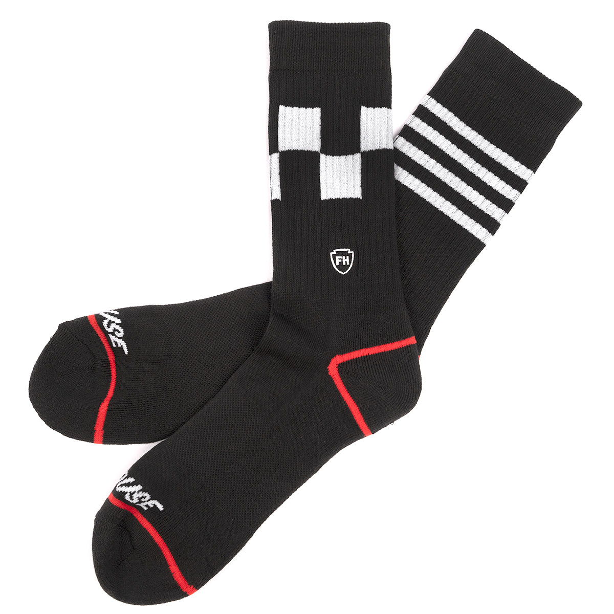 Fasthouse Clash Performance Crew Sock – Schwarz