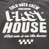 Fasthouse Cold Ones T-Shirt – Black Crystal Wash