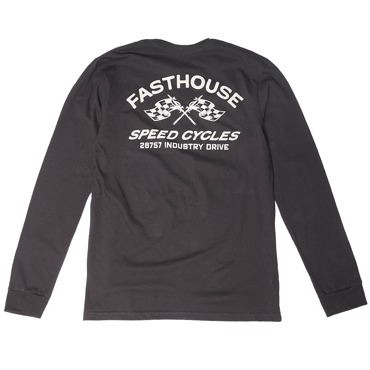Fasthouse Crown Long Sleeve Tee - Black