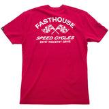 Fasthouse Crown Tee - Cardinal