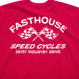 Fasthouse Crown Tee - Cardinal
