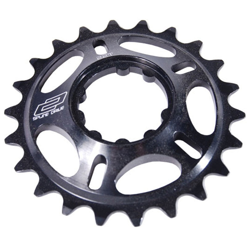 DMR - Spline Drive Chain Ring - 22t - Black