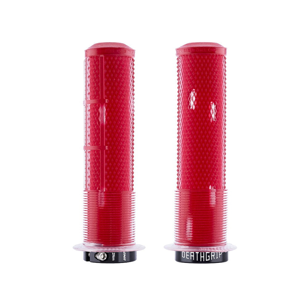DMR - Puño DeathGrip 2 con brida - Grueso - Rojo transparente