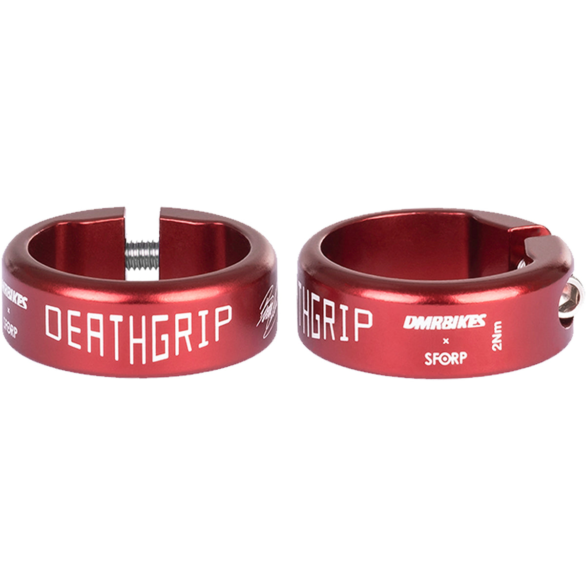 DMR - Collarino DeathGrip - Rosso