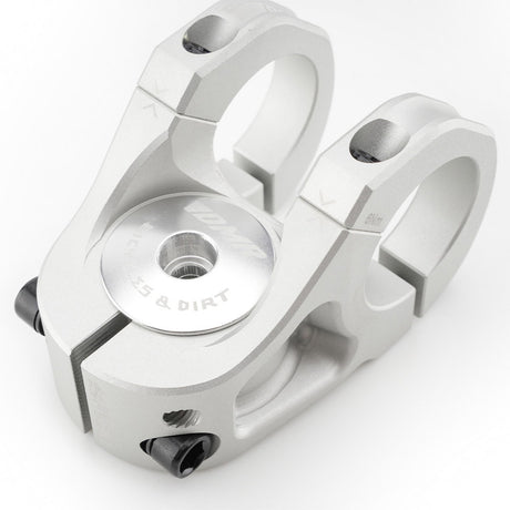 Potencia DMR Defy35 de 35mm, alcance, plateada con acabado Vapour Blast, abrazadera de 31.8