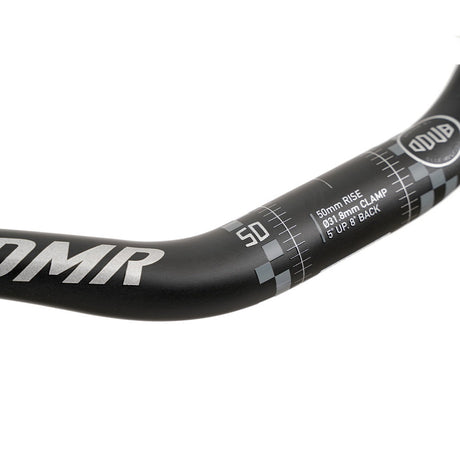 DMR ODUB 31.8  Diameter Bar 50 mm Rise Vapour Blast Black