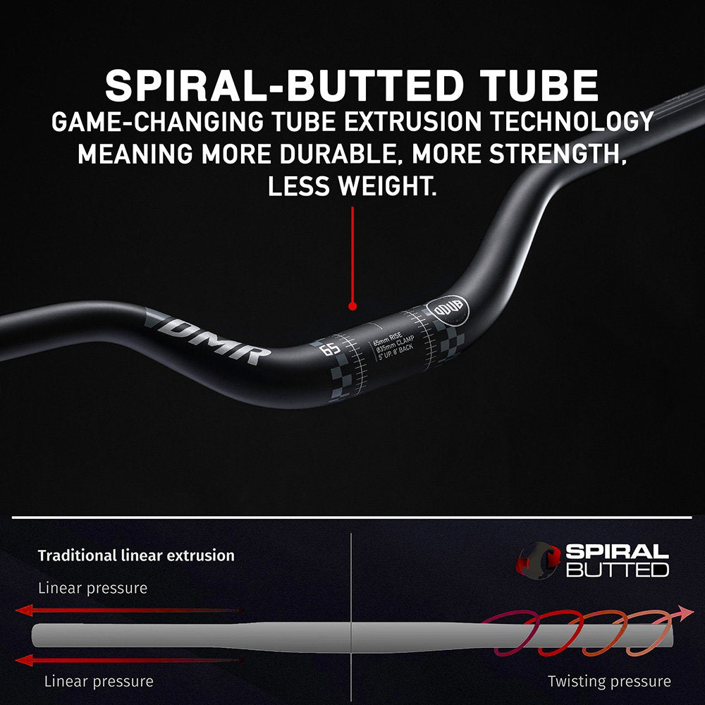 DMR - ODUB BAR 31.8 - 65mm Rise - Vapour Black