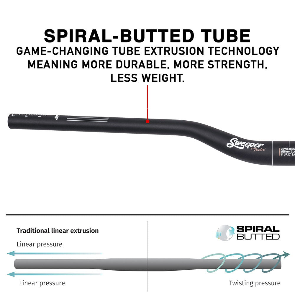 DMR - Sweeper Bar 35 mm - Rise de 35 mm