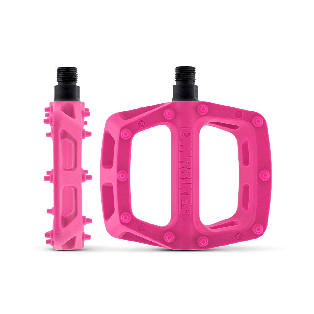 DMR - V6 Pedal de plástico - Eje Cro-Mo - Rosa