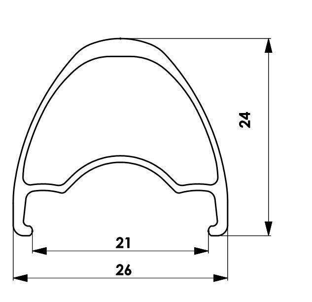 Halo Droveline-velg 27.5 zwart