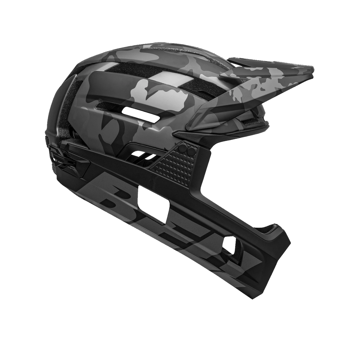 Bell Super Air R Spherical Mountainbike-Helm Schwarz Camo