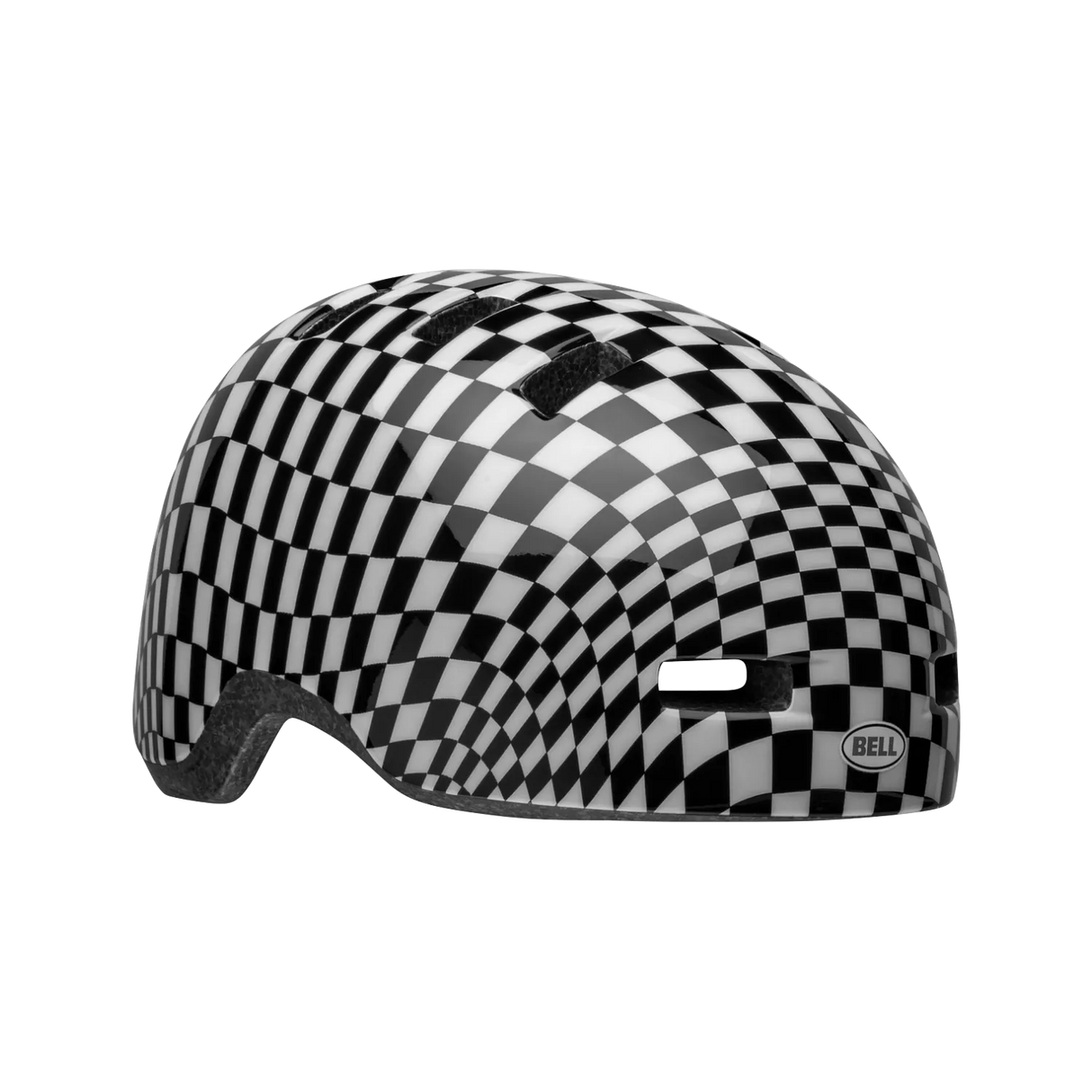 Bell Lil Ripper Kinder/Kleinkinder Fahrradhelm Checkers Schwarz/Weiß
