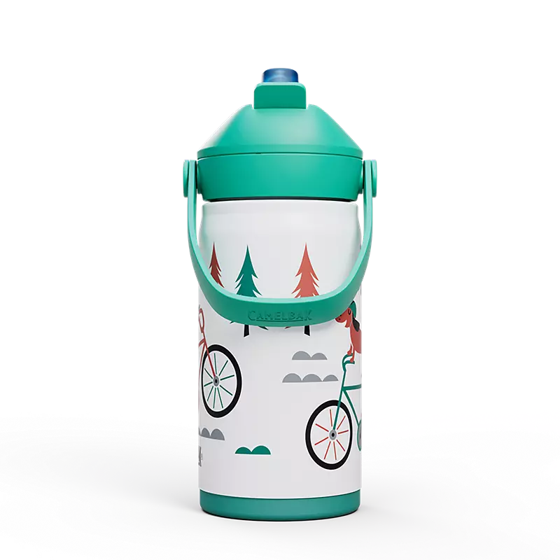 Borraccia Camelbak Thrive Flip Straw Kids 12oz in Acciaio Inossidabile Isolata