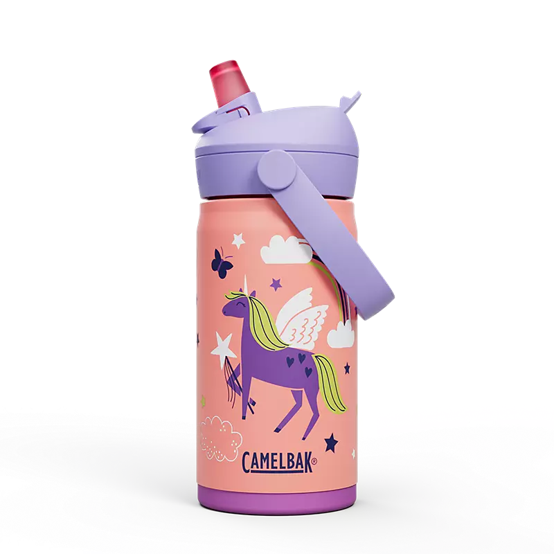 Borraccia Camelbak Thrive Flip Straw Kids 12oz in Acciaio Inossidabile Isolata