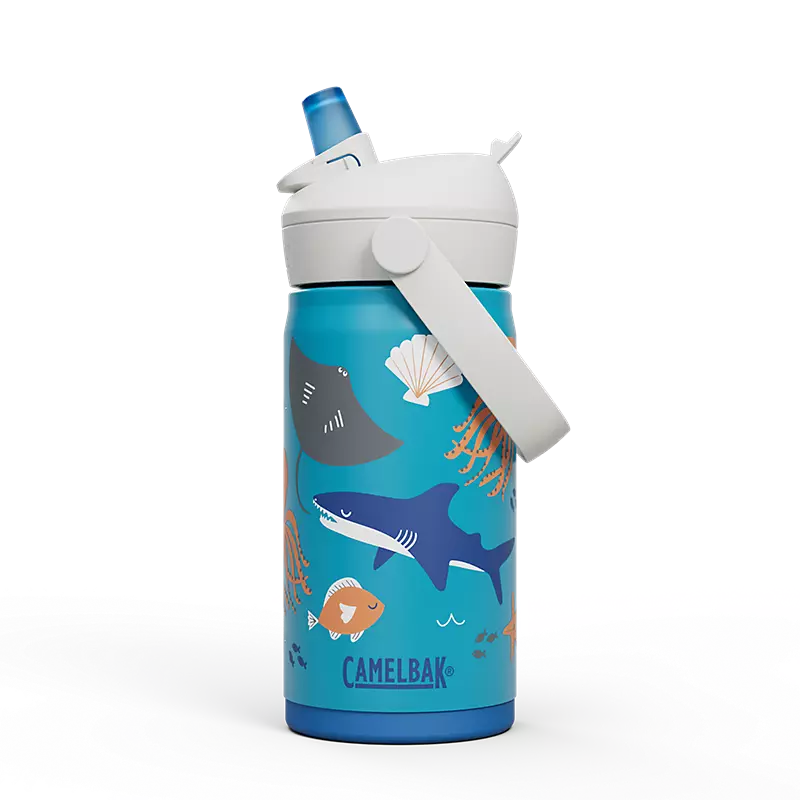 Borraccia Camelbak Thrive Flip Straw Kids 12oz in Acciaio Inossidabile Isolata