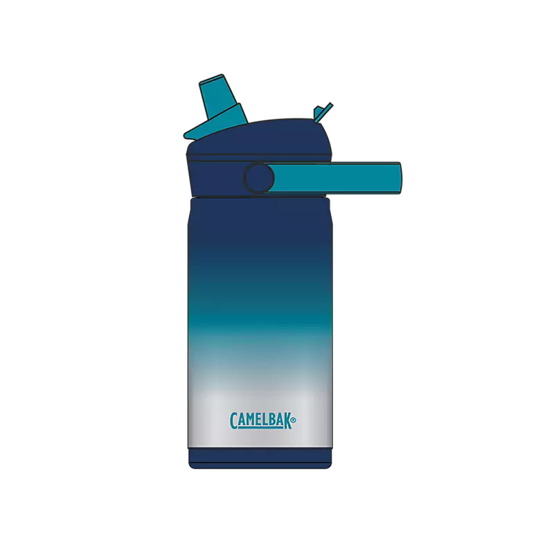Borraccia Camelbak Thrive Flip Straw Kids 12oz in Acciaio Inossidabile Isolata