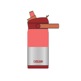 Borraccia Camelbak Thrive Flip Straw Kids 12oz in Acciaio Inossidabile Isolata