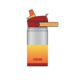 Borraccia Camelbak Thrive Flip Straw Kids 12oz in Acciaio Inossidabile Isolata